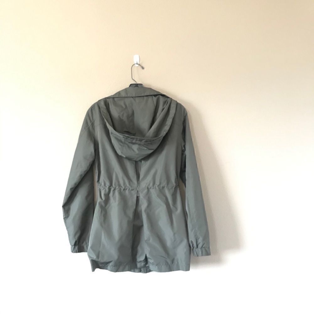 Olive Green Water Resistant Jacket - Picture 7 of 9